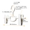 Monocloset Skirt Hanger Big Clip Swivel Hook Interlocking Hook Scarf