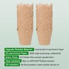 Caperci 150pcs Natural Tulip Cupcake Liners Unbleached European Parchment Paper