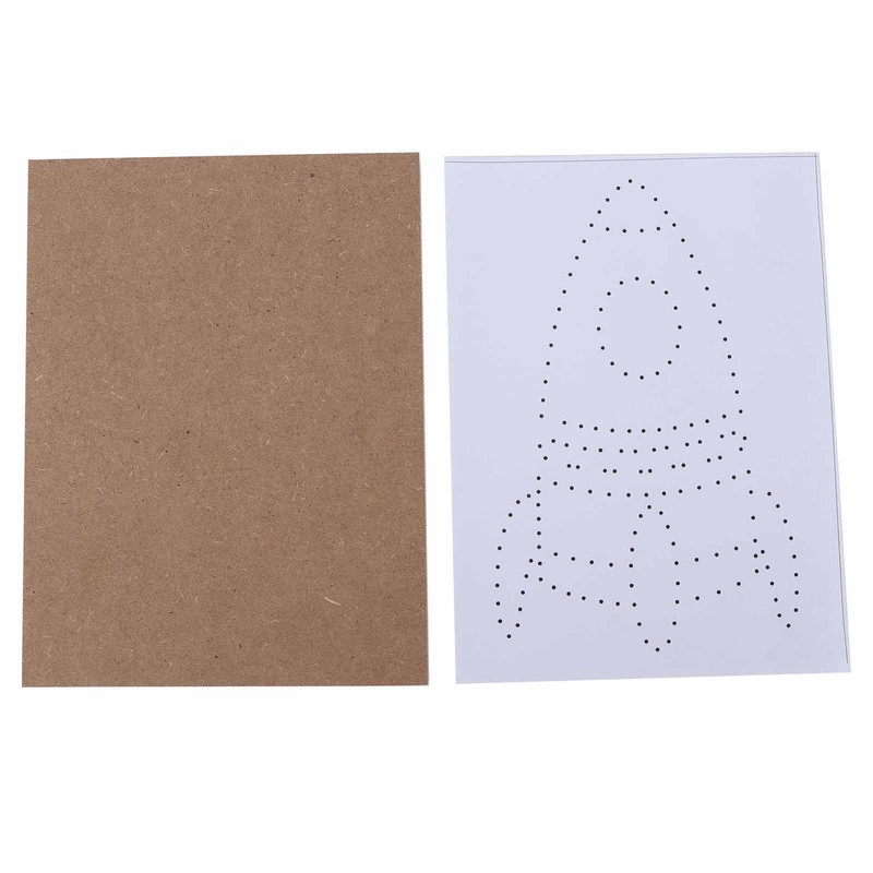 String Art Decorative Colourful DIY Nails Winding Lines Drawing Kit