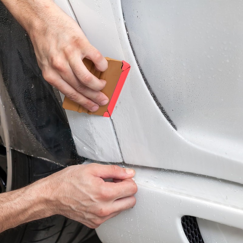 QWORK Vinyl Squeegee Buffer Tape, 20 Pack Self-Adhesive Felt for