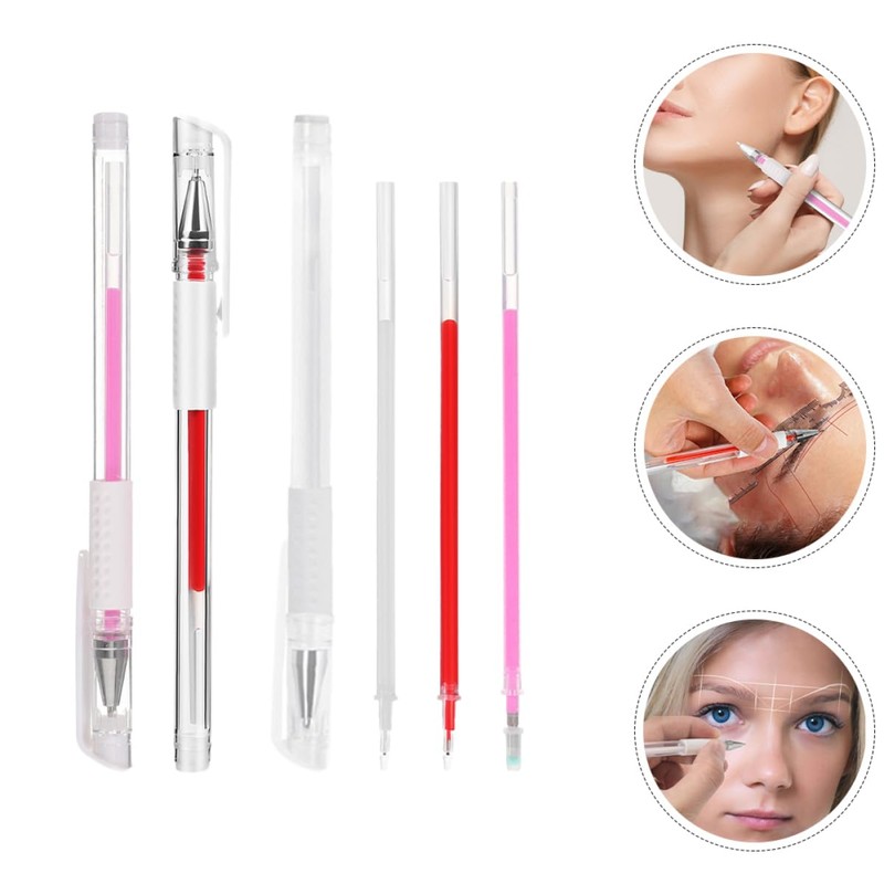 COHEALI Tattoo Position Marker Pen Set with Replacement Nibs for