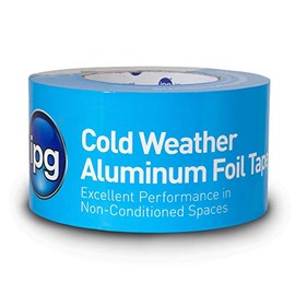 IPG Cold Weather Aluminum Foil Tape, 2" x 50 yd, Silver (Single Roll)