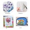 20 pcs PET Transparent Clear Dandelion Flowers Stickers Decals Bulk