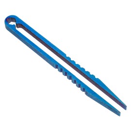 DOITOOL 5pcs Titanium Alloy Mini Tweezers for Outdoor Travel Lightweight for Camping and Hiking Corrosion-resistant Tool for Precision Tasks