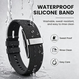 Harikiri Silicone Strap Compatible With Hume Band,Soft Breathable Replacement for Hume Health Band - 24/7 Wear, Adjustable Sport Wristband for Fitness Tracker Women Men