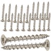 Door Hinge Screws, Pack of Multiple Pieces (Chrome, M4.5 x