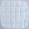 WhatsBedding Waterproof Mattress Pad Twin Size Cotton Top Down Alternative