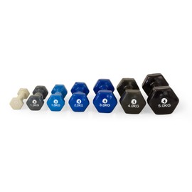 AFH-Webshop Gymnastic Dumbbells ,Neoprene, Dumbbells, Pair, Various Weights and Colours, blue
