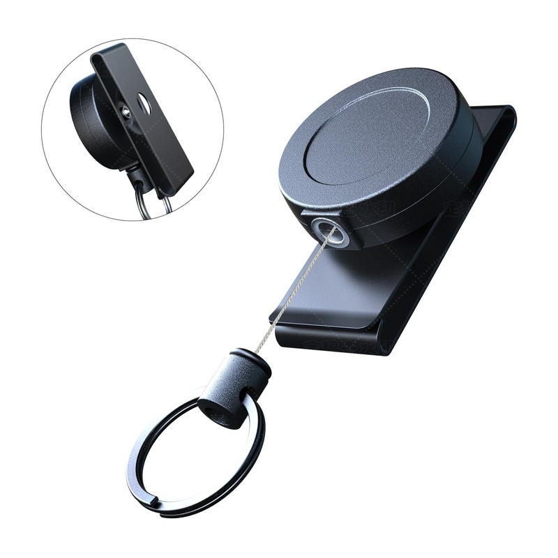 PRETWOYS 2 Pack Heavy Duty Retractable Keychain with Belt Clip,