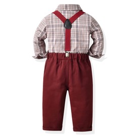 SEAUR Baby Boys' Formal Clothing Sets Baby Boy Clothes 12-18 Months Party Wear Gentleman Baby Outfit Set Toddler Boy Formal Suits for Wedding