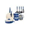 GreenLife 16 Piece Nonstick Cookware Set, Soft Grip Non-Toxic PFAS-Free