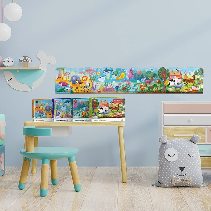 Dodo D300378 Educational Underwater World Puzzle 60 Pieces, Various