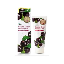 Ikel Natural Clean Peeling Gel Acai Berry 180ml Exfoliating Scrub Gentle / 내추럴 클린 필링젤 아사이베리 180ml 각질제거제 스크럽 저자극
