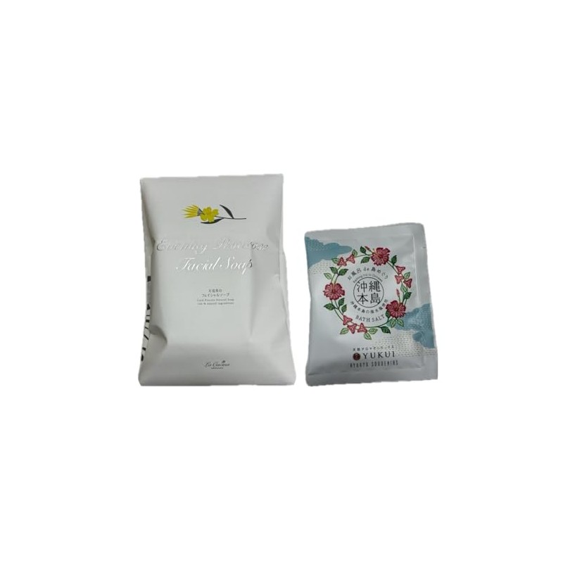 Evening Primrose Facial Soap + Bath de Shima Meguri Okinawa
