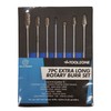 Rotary Burr Set Extra Long 150mm Shank Tungsten Carbide Burrs
