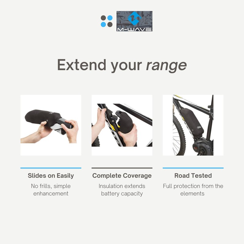 M Wave Unisex's Accumulator Cover, Black, Size 34 x 8