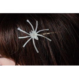 Miniblings Set of 2 Spider Hair Clips Spiders Helloween Luminous
