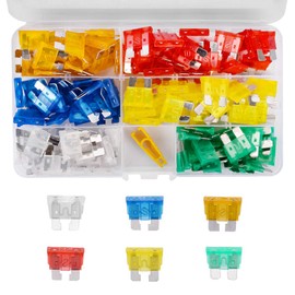 HUIQIAODS Standard Blade Fuse Assortment Set 5A 10A 15A 20A 25A 30A for Car Truck (Pack of 120 Standard Blade Fuses)