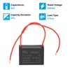 PATIKIL 4uF 450 V CBB61 Capacitor, 2Pcs Ceiling Fan Capacitor