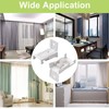 UFURMATE Wall Mount Curtain Track Bracket, 20Pcs Stainless Steel Bendable