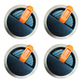 HWGckct Gas Griddle Orange Knob Replacement for Blackstone Griddle, 4-Pack