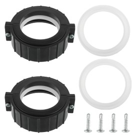 BOSHCHEN 2PCS Pump Union Split Nut Repair Kit for Hot Tub Parts Pump Union 2" MBT - 0121109020 400-5301 Spa hot tub Split nut Pair w/Screws