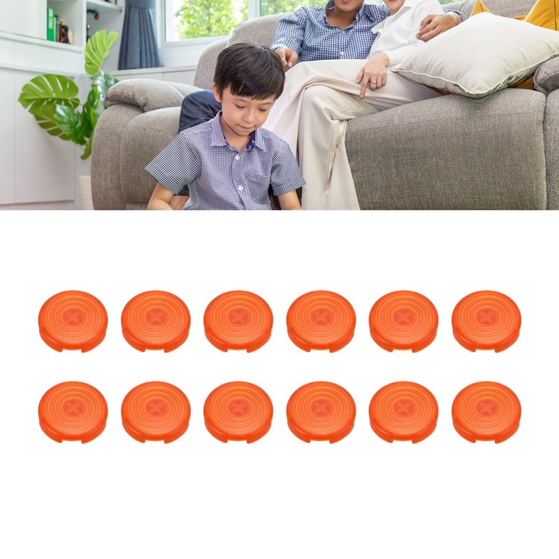 12pcs Arcade Button Cover Replace Mechanical Push Button Cover for