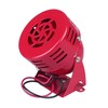 DIANQI 120dB Red Mini Electric Motor Siren, Motor Alarm, Horn