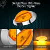 Wodvyss 2Pcs 6" Amber Lens Amber LED Side Marker &