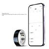 Smart Ring Sleep Fitness Tracker IP68 Waterproof Ceramic NFC Ring