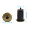 WHYHKJ Bar End Plugs 1 Pair Bronze Bicycle Handlebar Plugs