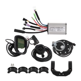 15A 36V/48V 250W Brushless Motor Controller LCD6 Display Panel Kit Lithium Battery Modification Controller for Electric Bicycle Bike