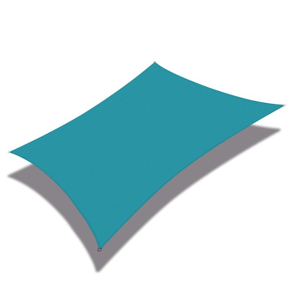 Coarbor Waterproof 16'x16' Sun Shade Sail Canopy Customized Square Polyester