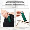 2 Pack Portable Dental Floss Dispenser (150 Picks Refill), One-Press