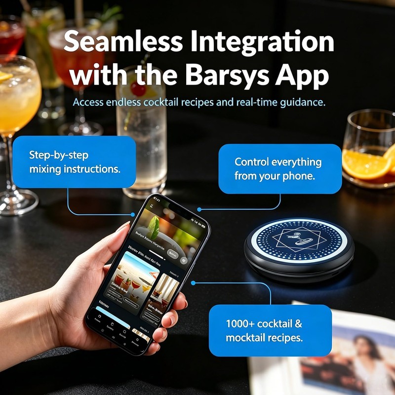 Smart Cocktail Maker for Home Bar, Cool Gadget Gift for