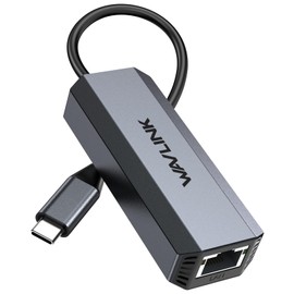 USB C to Ethernet Adapter 5G, WAVLINK 5G Ethernet Adapter for Laptop, Compatible with Type C Device to Network for MacBook/XPS etc.