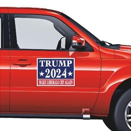 Trump 2024 Make Liberals CRY Again (2 Pack) 12x16 in Door Magnet