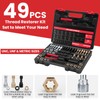MAHOOMMAKH 49PCS Thread Chaser Set, Thread Repair Chaser Kit with