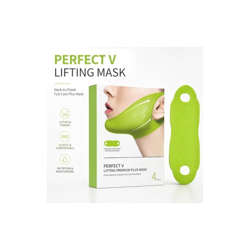 Mascarilla V-Lift 8 Piezas, Mascarilla de Colágeno Reafirmante e Hidratante