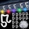 GOLRISEN Gutter Hooks,100 Piece Gutter Clips for Lights,Plastic Light Gutter