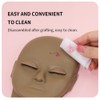 ANNAFRIS Eyelashes Extension Mannequin Head Replaced Eyelids Mannequin Head Practice