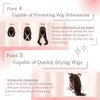 LINEASTORIA Wig Stand - Compact and easy to carry -