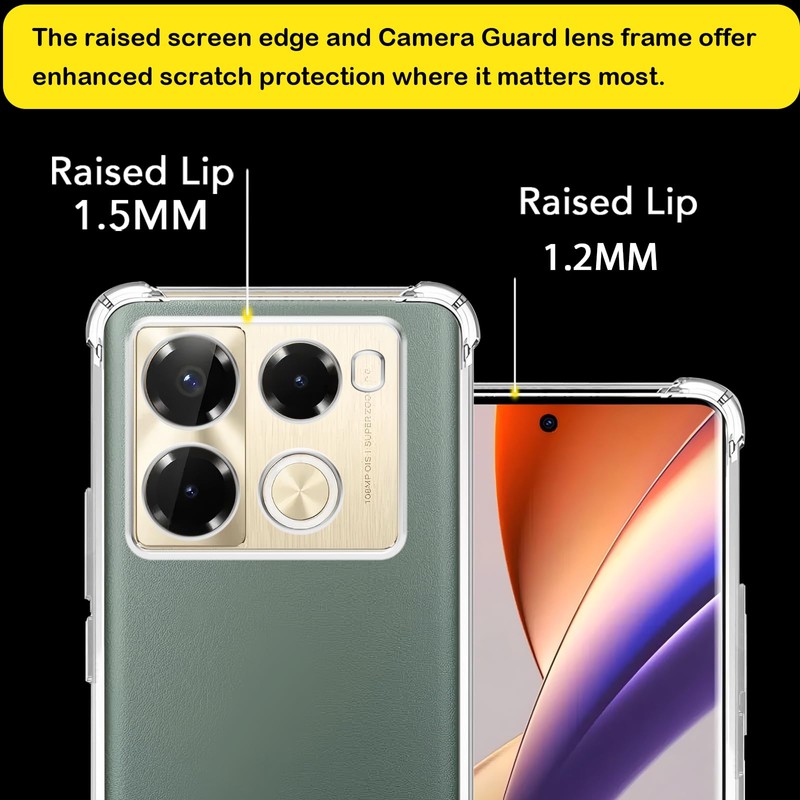 USTIYA Funda para Infinix Note 40 Pro 4G/5G Case Uso