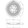 TOTO Parts EKA24044 Drain Hair Catcher Drain Around Parts