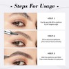 Eyebrow Pencil Microblade Brow Pen, 3D Waterproof Microblading Eyebrow Pen