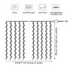 3x3m LED Waterfall Curtain Lamp String Light for Indoor Outdoor