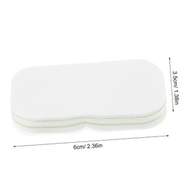 GANAZONO 50pcs Convenient Travel Soap Slices Pack Hand Wash Soap Sheets for Travel Use