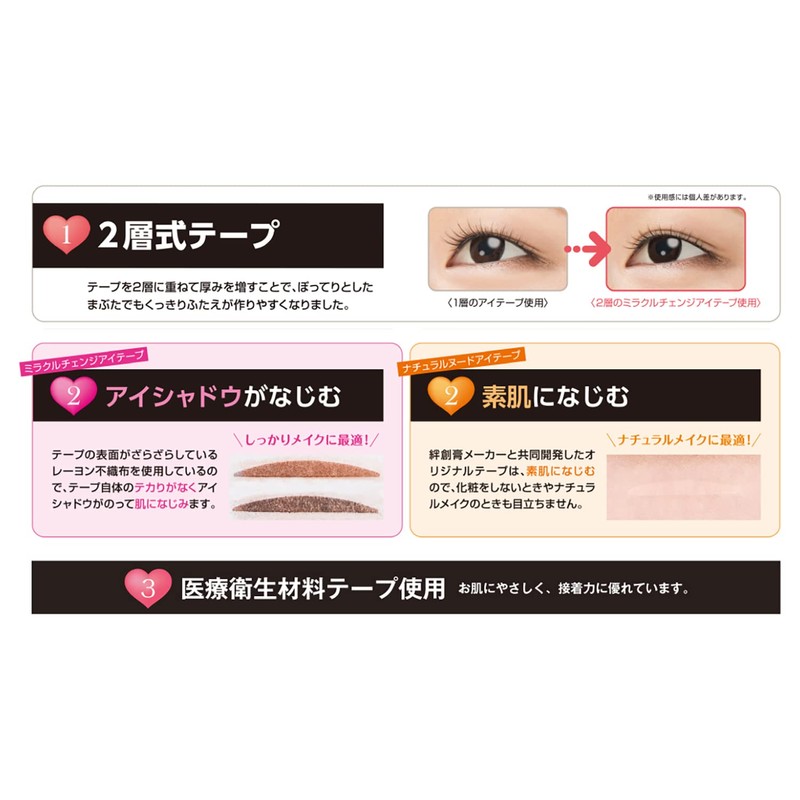 Dream Magic Natural Nude Eye Tape II Slim, 180 Count