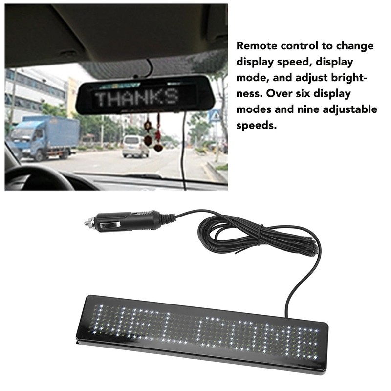 LED Matrix Panel Remote Control Programmable Scrolling LED Sign for