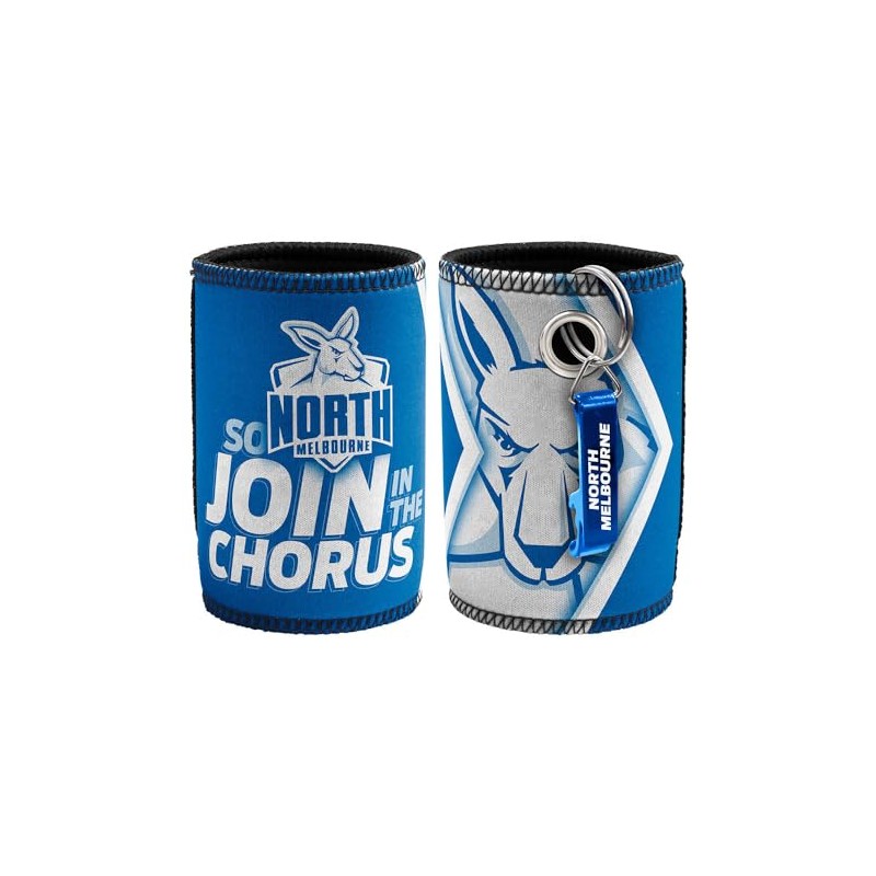 North Melbourne Kangaroos AFL Footy Stubby Holder Can Cooler with